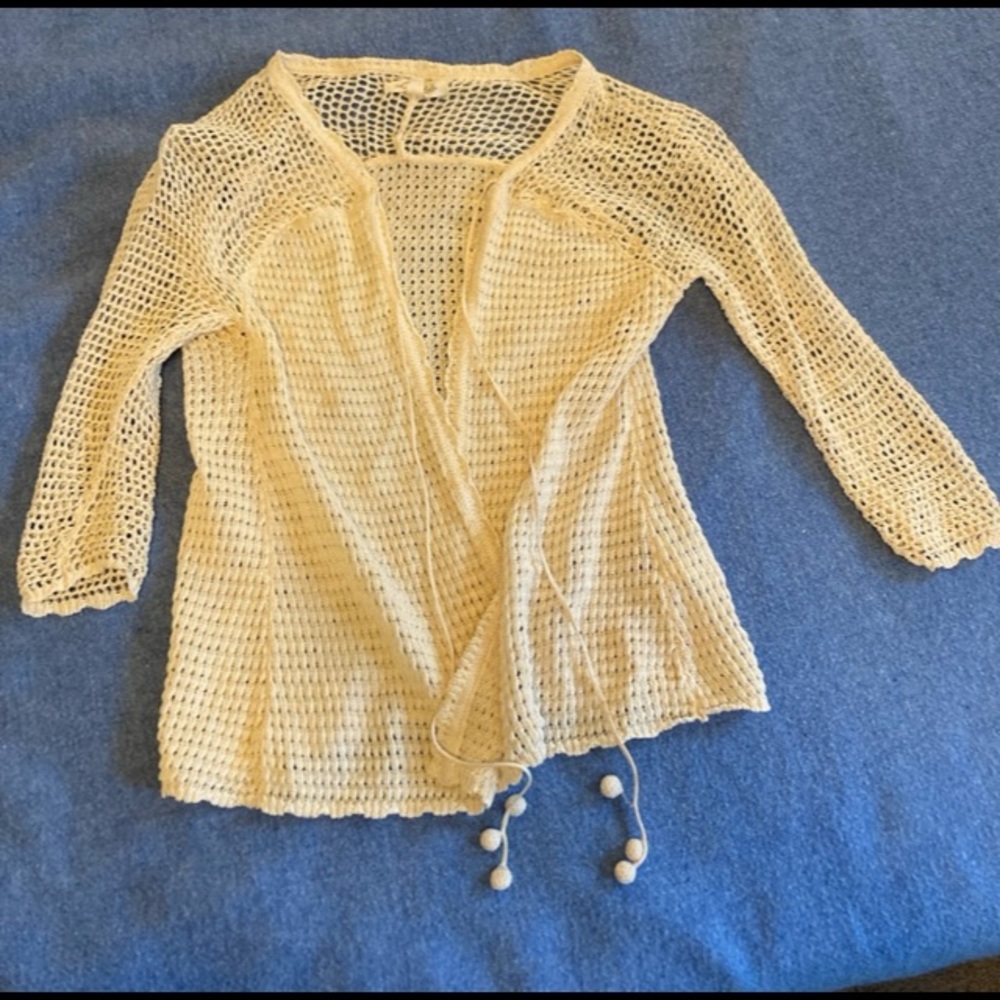 Loomstate open cardigan